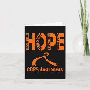 Complex Regional Pain Syndrome Awareness 5 Card