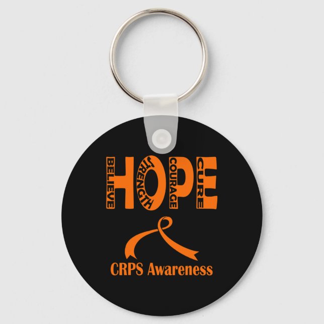 complex regional pain syndrome awareness 5 key ring (Front)