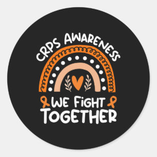 Complex Regional Pain Syndrome Awareness CRPS Classic Round Sticker