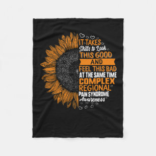 Complex Regional Pain Syndrome Awareness Crps Supp Fleece Blanket