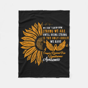 Complex Regional Pain Syndrome Awareness Strong Cr Fleece Blanket