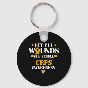Complex Regional Pain Syndrome Awareness Tee Key Ring