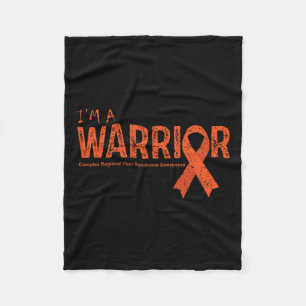 Complex Regional Pain Syndrome Awareness Warrior Fleece Blanket