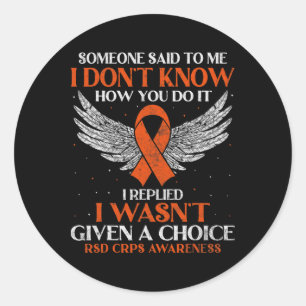 Complex Regional Pain Syndrome Crps Awareness Nove Classic Round Sticker