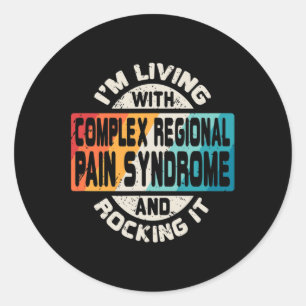 Complex Regional Pain Syndrome CRPS RSD Awareness Classic Round Sticker