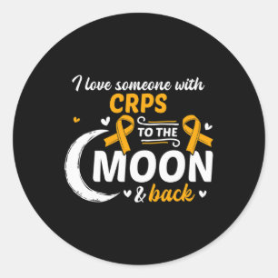 Complex Regional Pain Syndrome I Love Someone With Classic Round Sticker