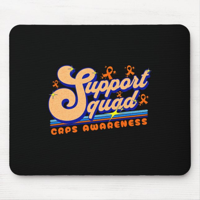 Complex Regional Pain Syndrome Support Squad Aware Mouse Pad (Front)