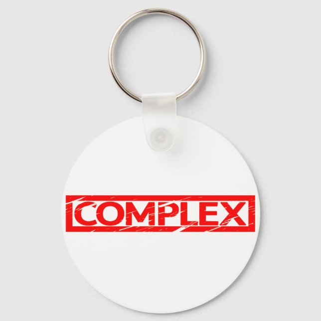 Complex Stamp Key Ring (Front)