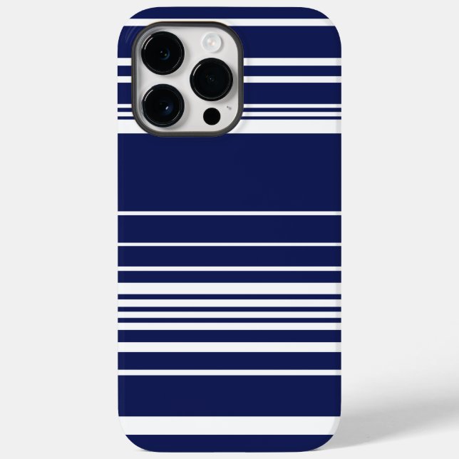Complex Stripes - Blue Case-Mate iPhone Case (Back)
