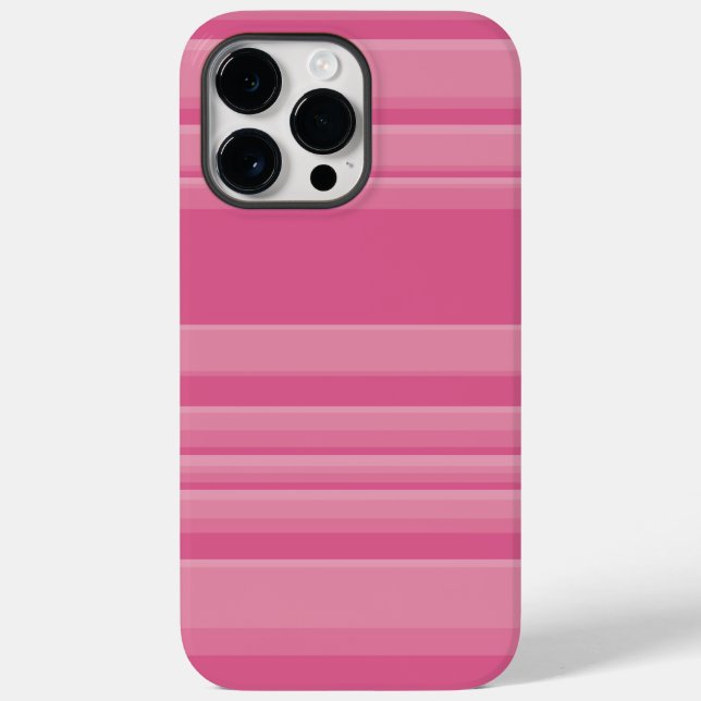 Complex Stripes in Pink Case-Mate iPhone Case (Back)