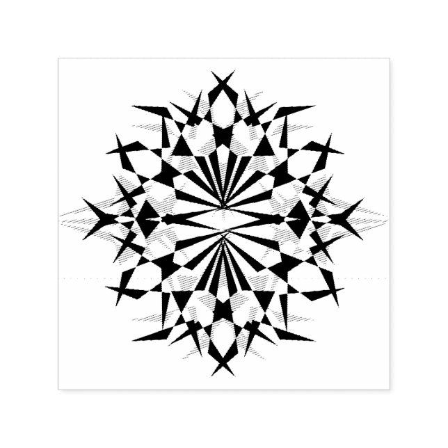 complex structure Custom 1.5" x 1.5" Stamp (Design)