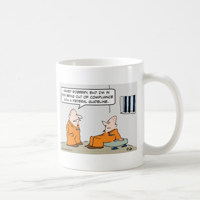 compliance federal guideline prisoners coffee mug (Right)