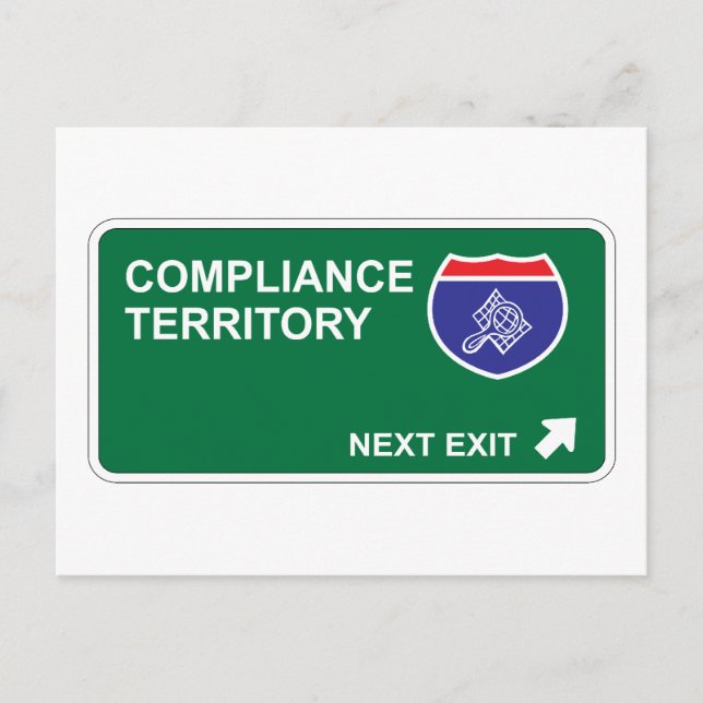 Compliance Next Exit Postcard (Front)