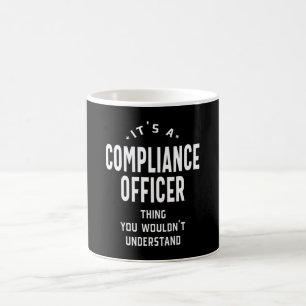 Compliance Officer Job Title Gift Coffee Mug