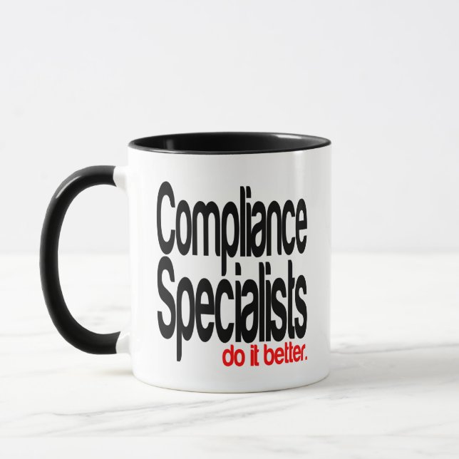 Compliance Specialists Do It Better Mug (Left)
