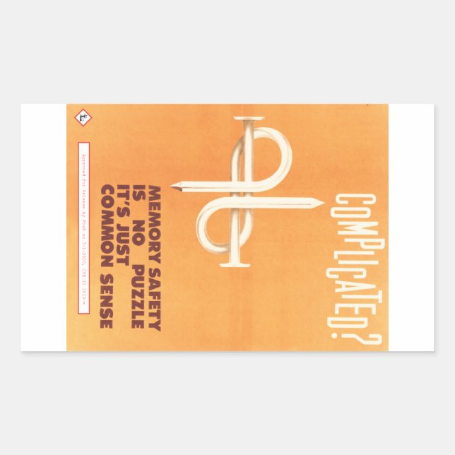 Complicated? sticker (Front)