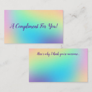 Compliment Card