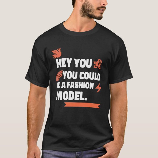 Compliment You Could Model Amazing LGBTQ Spreading T-Shirt (Front)