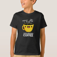 Complimentary Coffee Funny Drink Pun Dark BG