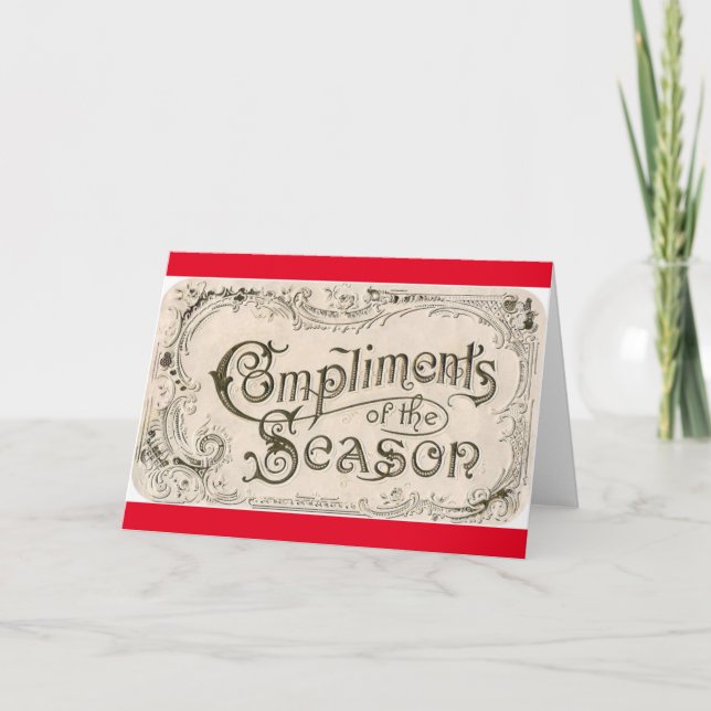 Compliments of the Season Card (Front)