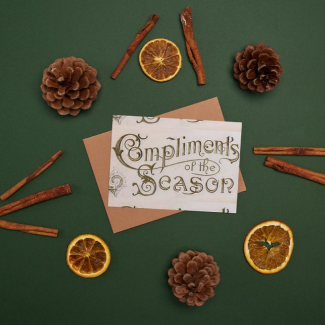 Compliments of the Season Holiday Card (Creator Uploaded)