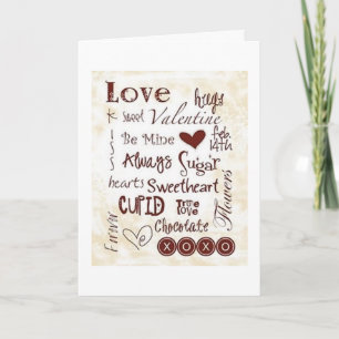 COMPLIMENTS TO MY SWEETHEART/I LOVE YOU HOLIDAY CARD