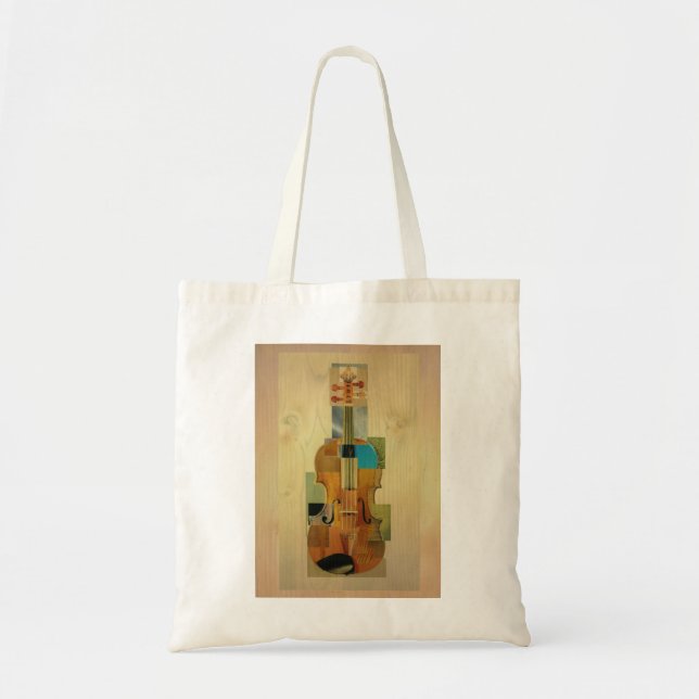 Composed Violin Tote Bag (Front)