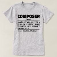 Composer Noun Music Lover Funny Sarcastic Sayings