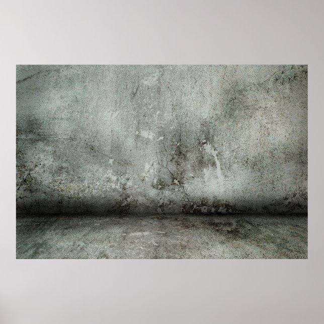 Composing concrete wall wall poster (Front)