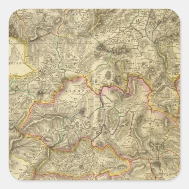 Composite Aberdeen, Banff 2 Square Sticker (Front)