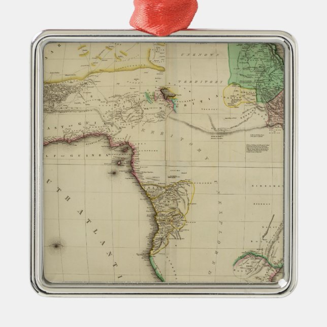 Composite Africa Metal Tree Decoration (Front)