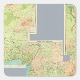 Composite Africa Square Sticker