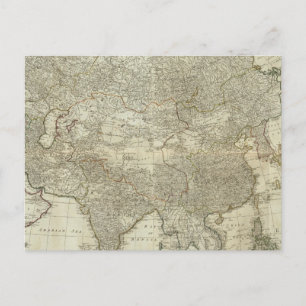 Composite Asia, islands according to d'Anville Postcard