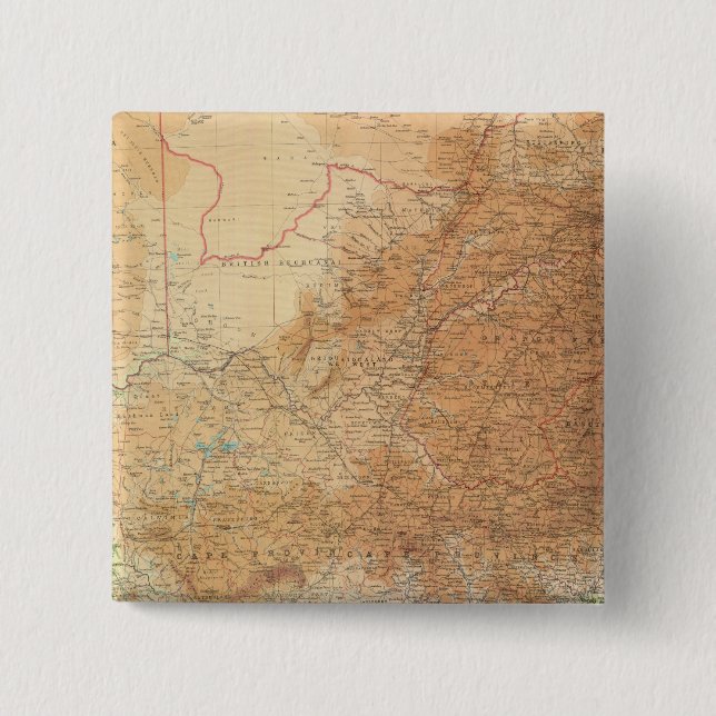 Composite Cape Province, Transvaal 15 Cm Square Badge (Front)