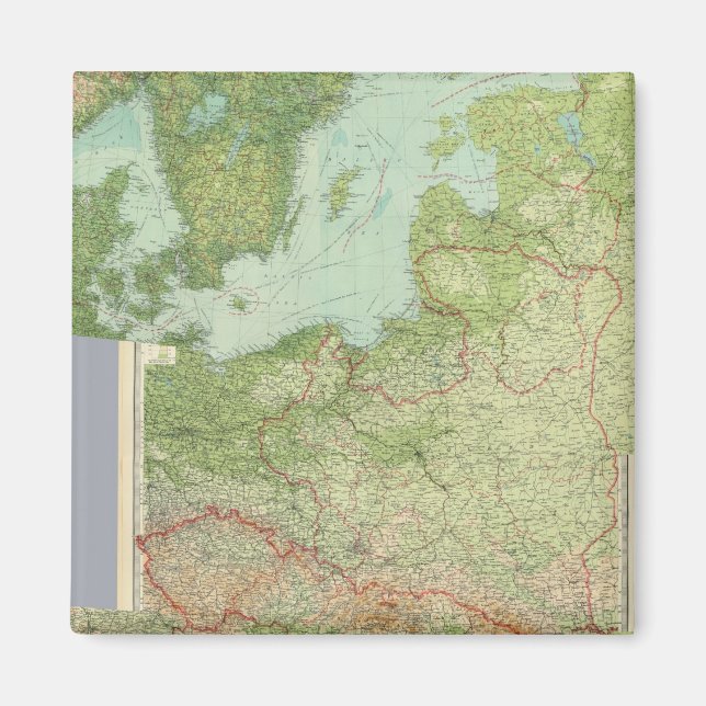 Composite Central Europe Magnet (Front)