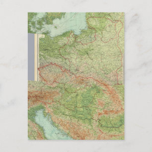 Composite Central Europe Postcard