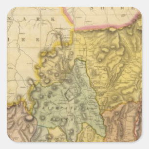 Composite Dumfriesshire 3 Square Sticker