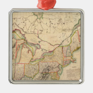 Composite Eastern United States Metal Tree Decoration