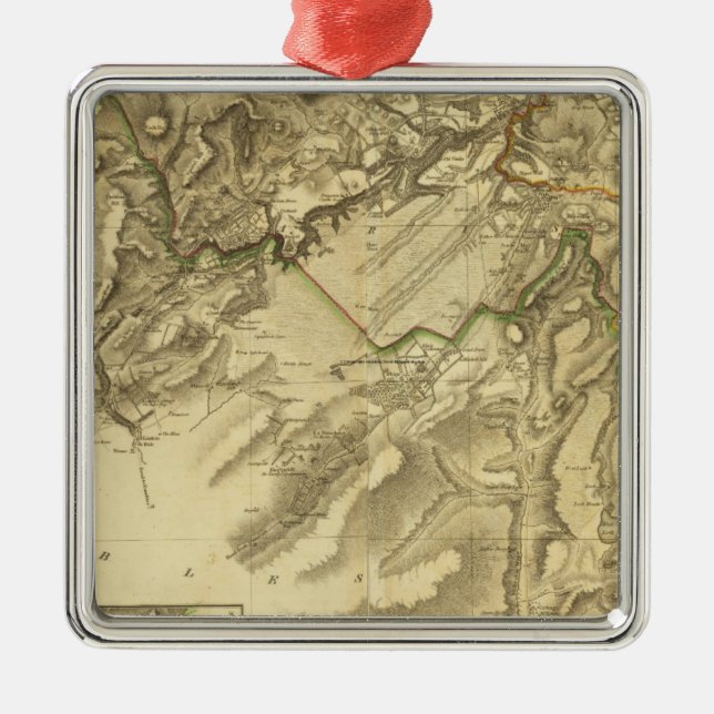 Composite Edinburgh Shire Metal Ornament (Front)