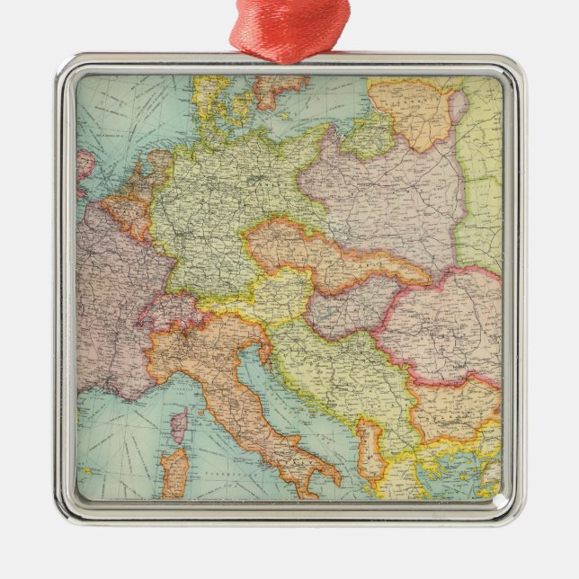 Composite Europe communications Metal Tree Decoration (Front)