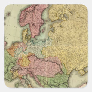 Composite Europe Square Sticker