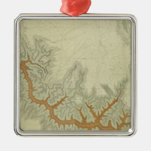 Composite Geologic map of Kaibab Plateau Metal Ornament