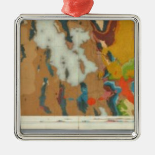 Composite Geological maps IV, 40th Parallel Survey Metal Tree Decoration