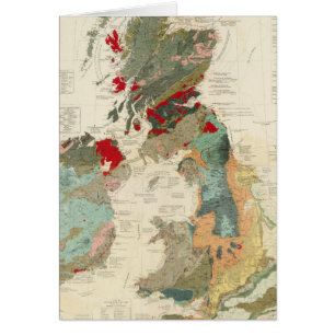 Composite Geological, palaeontological map
