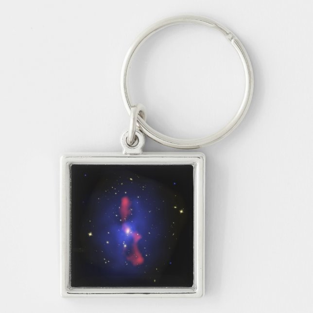 Composite image of a galaxy cluster key ring (Front)