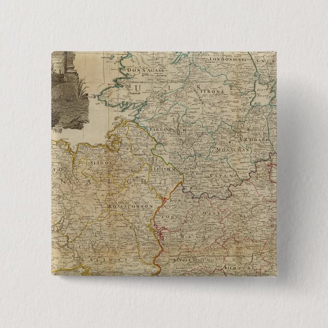 Composite Ireland 15 Cm Square Badge (Front)