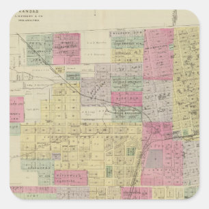 Composite Leavenworth, Kansas Square Sticker