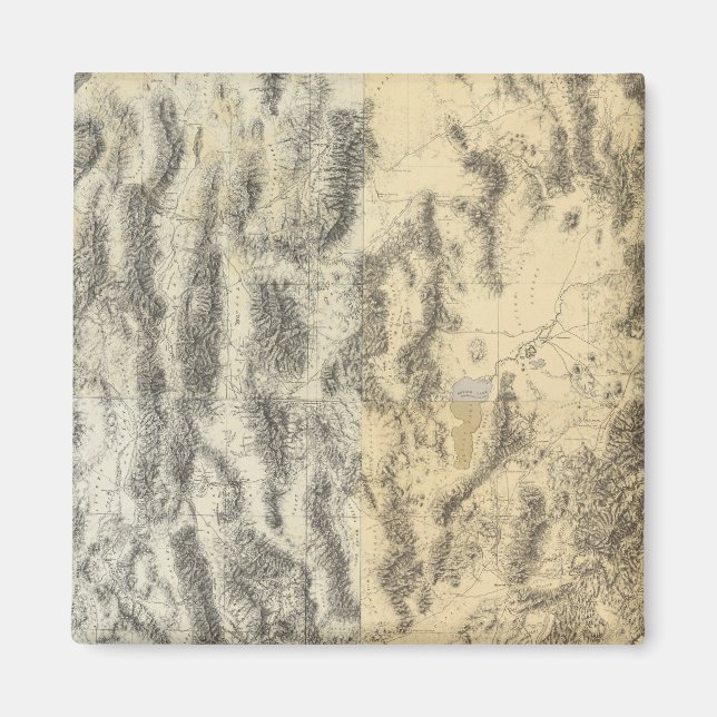 Composite Map of Arizona, Nevada, and Utah Magnet (Front)