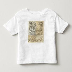 Composite Map of Arizona, Nevada, and Utah Toddler T-Shirt