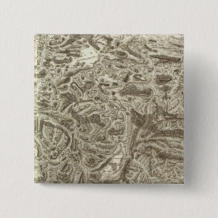 Composite Map of France 15 Cm Square Badge